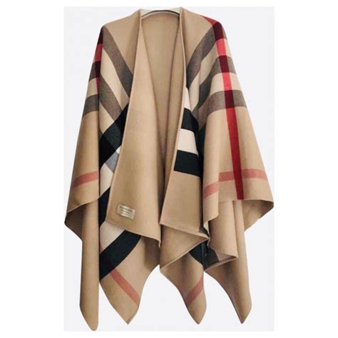 burberry charlotte cape black|burberry wool poncho.